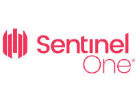 SentinelOne logo in pink